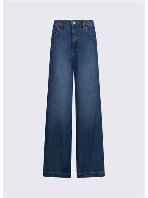jeans flare a vita alta Liu Jo | UA6201 D033377682